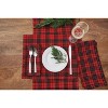 C&F Home Red Black Plaid Placemat Set of 6 - image 2 of 3