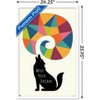 Trends International Andy Westface - Wolf Woo Your Dream Framed Wall Poster Prints - 3 of 4
