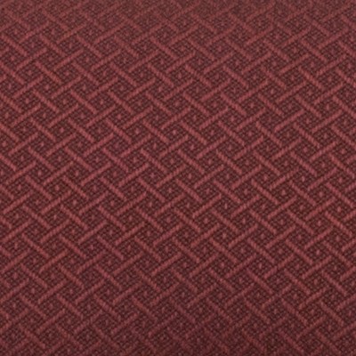 Burgundy Patterned Armless Metal Folding Chair Set