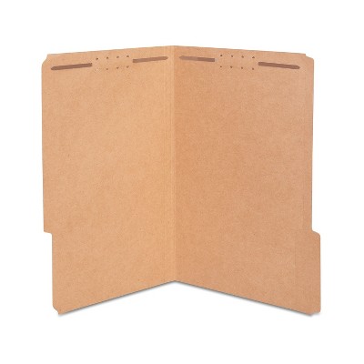 HITOUCH BUSINESS SERVICES Reinforced Classification Folder 2" Exp Legal Size Kraft Brown 50/BX