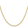 Chisel Stainless Steel Polished Yellow IP-plated 3mm 24" Ball Chain Necklace - 3 of 4