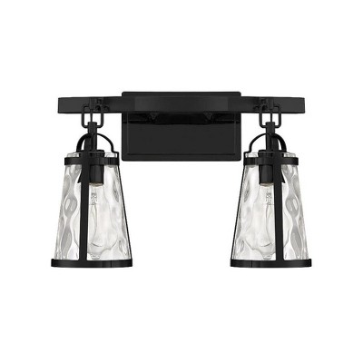 Savoy House Albany 2 - Light Vanity in  Black