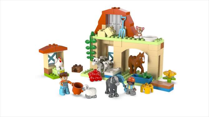 LEGO DUPLO Town Caring for Animals at the Farm Toy, Kids Learning Toy 10416, 2 of 8, play video