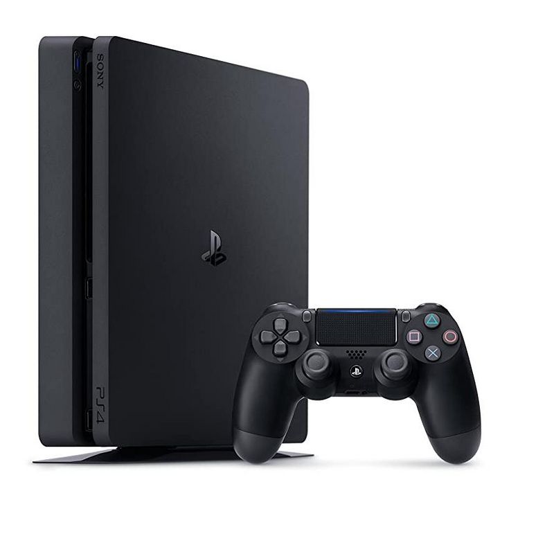 PlayStation 4 Slim 1TB Black Gaming Console With Wireless Controller - Manufacturer Refurbished, 2 of 3