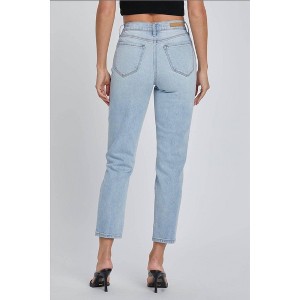 Women's High Rise Ankle Length Mom Jeans - CELLO - 1 of 4