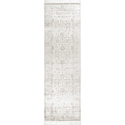 Nuloom Elyse Vintage Floral Fringe Indoor Area Rug