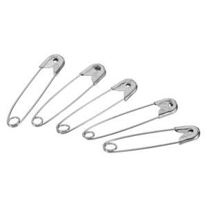 Unique Bargains Metal DIY Blankets Crafts Brooch Making Home Sewing Nickle Plated Safety Pins 400 Pcs - 1 of 4