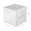 Deflecto Desk Cube Clear Plastic 6 x 6 x 6 350401 - 4 of 4