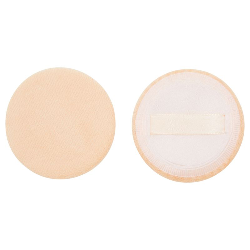 Glamlily 24 Pack Round Makeup Sponge Puffs for Face Powder, Blush, Bronzer, Highlight, Beige and White, 5 of 8