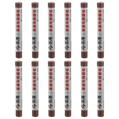 Unique Bargains Durable Waterproof Easy to Apply Soft Wood Filler Furniture Repair Crayons 12 Pcs 4.13"