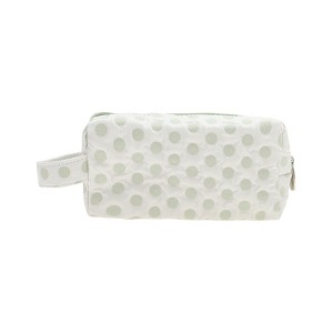 Unique Bargains Fashionable Rectangle Dots Makeup Bag 1 Pc - 1 of 4