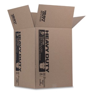 Duck Heavy-Duty Boxes, Regular Slotted Container (RSC), 18" x 18" x 24", Brown - 1 of 1