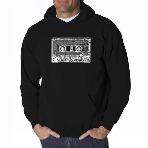 LA Pop Art Men's Word Art Hooded Sweatshirt - The 80's - 1 of 4