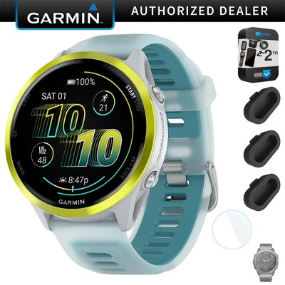 Garmin Forerunner 570 - 47mm GPS Smartwatch + Dust Cover +Protector + 2-Year Warranty Pack