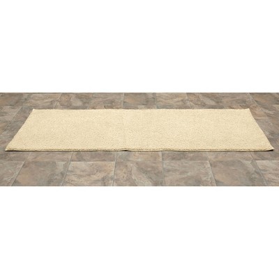 Natural Cotton Washable Bath Rug with Non-Slip Backing