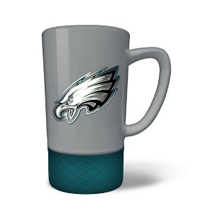 NFL Philadelphia Eagles 15oz Jump Mug with Silicone Grip - 1 of 2