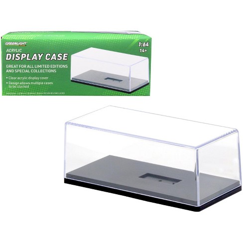 Fityle Small Acrylic Display Show Case with Black Base Collection Show Box