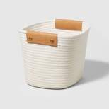 11" Decorative Coiled Rope Basket - Brightroom™