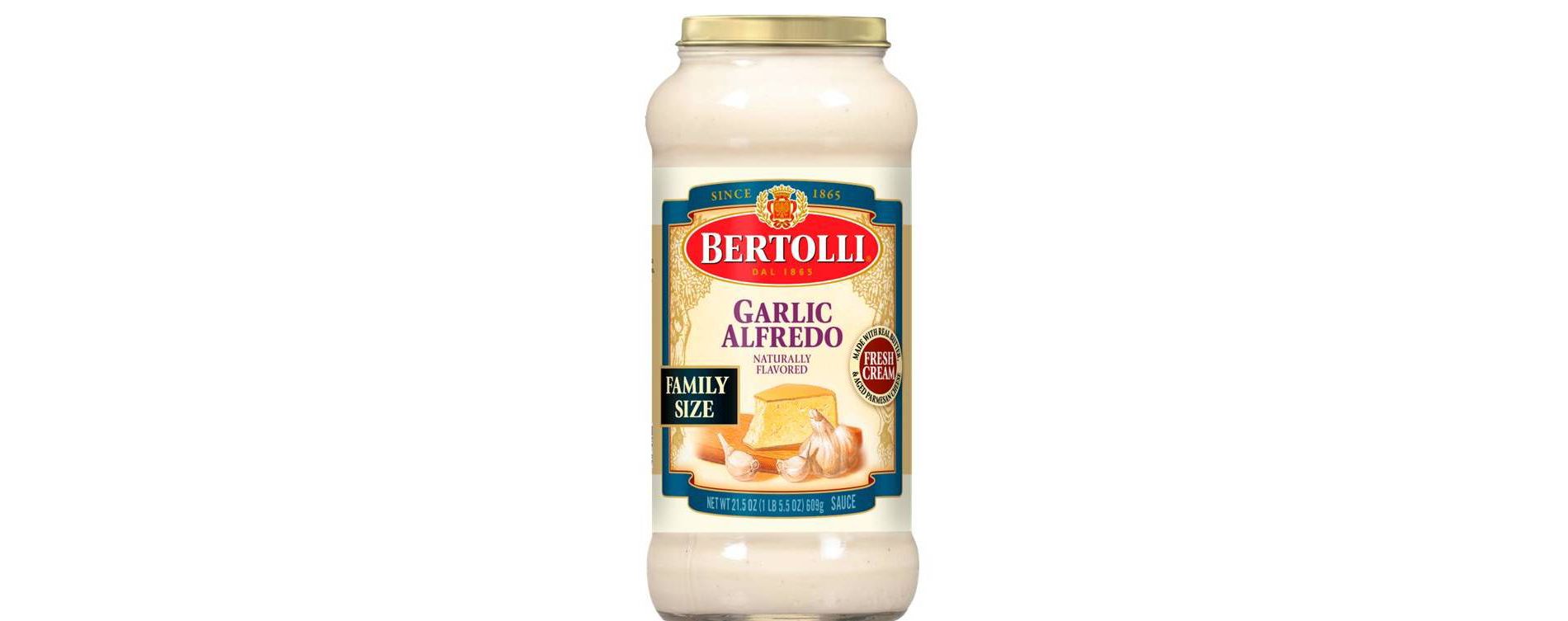 Bertolli Family Size Garlic Alfredo Pasta Sauce - 22oz