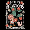 Women's Strawberry Shortcake Life is Berry Delicious T-Shirt - 2 of 4