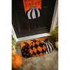 Evergreen Pattern Pumpkins Shaped Coir Mat - 3 of 4
