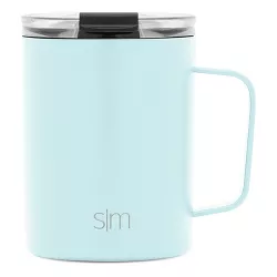 Simple Modern 12oz Insulated Stainless Steel Modern Scout Mug with Clear Flip Lid Seaside