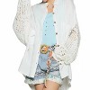 Women's Oversized Gauze Button Up - POL - 2 of 4