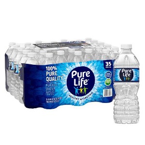 Pure Life Purified Water, 16.9 fl oz, 35 Pack - 1 of 3