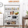 Stainless Steel Shelves, Storage Shelves, Adjustable Shelves, 330lbs per Tier Load Capacity, Kitchen&Garage&Office&Dining Room - 3 of 4