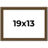 PosterPalooza | Sculpted Gold Picture Frame - UV Acrylic, Backing Board, Hanging Hardware Included - 2 of 4