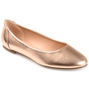 Journee Collection Womens Kavn Medium and Wide Width Comfort Insole Slip On Round Toe Ballet Flats - 1 of 4