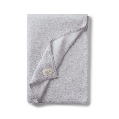 Image of Hope & Henry Baby Jacquard Sweater Blanket (Light Grey, One Size)