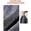 VEVOR Wool Camping Blanket, Large Warm Stadium Blanket, Waterproof & Windproof, Flame Retardant, 64" x 88" (80% Wool), Light Grey - 4 of 4
