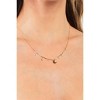 Slickblue Gold Moon and Star Charm Necklace for Women with Faux Diamonds, Boho Chain Style, 20" - 2 of 3