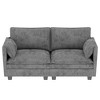 CAVINAS 74.27" Loveseat Sofa for Small Spaces,Mid Century Modern Sofa with Breathable Fabric,2-Seater Couch for Living Room - 3 of 4