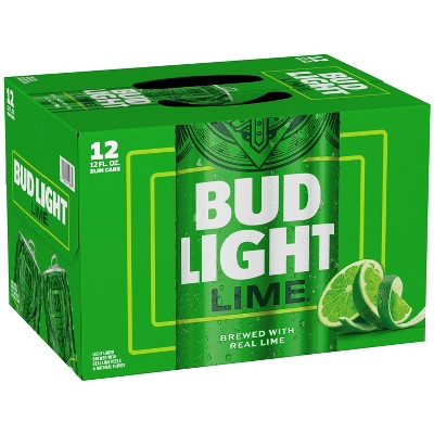 Bud Light Lime American Lager Beer - 12pk/12 fl oz Cans