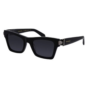Salvatore Ferragamo SF 2013S 001 Womens Cat Eye Sunglasses Black 52mm - 1 of 3