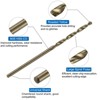 Unique Bargains 6542 High Speed Steel Metric Spiral Point Thread Tap and Twist Drill Bit Sets 4 Pcs - 4 of 4