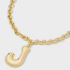 SUGARFIX by BaubleBar Bubble Initial Necklace - Gold - 4 of 4