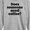 Boys' - Instant Message - Does Someone Need Coffee Long Sleeve Graphic T-Shirt - 2 of 4