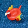 Swimline 93" Scarlet Macaw Parrot Novelty Inflatable Swimming Pool Floating Raft - Yellow/Red - 3 of 4
