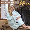 Tirrinia Fleece Blanket Hoodie Sweatshirt for Womens, Oversized Wearable Blanket Pullover with Hooded, One Size, Cozy Gift for Her - 2 of 4