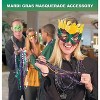 4E's Novelty Mardi Gras Beads Bulk (144 Pcs) - 33" 6mm Metallic Necklaces, 12 Colors, Masquerade New Orleans Party Favors for Adults & Kids - 4 of 4