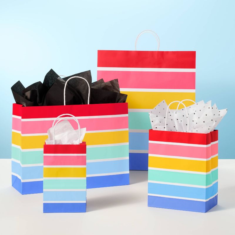 XS Striped Gift Bag - Spritz&#8482;, 2 of 4
