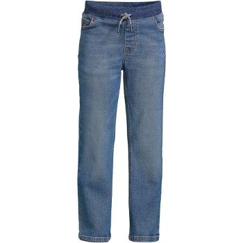 Lands' End Kids Iron Knee Stretch Pull On Jeans