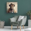 Canvas Wall Art - Sean Parnell 'Buffalo Bill' Wall Art for Living Room, Bedroom, or Office Décor by Trademark Fine Art - 14 x 14 Inches - 4 of 4