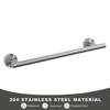 WOWOW 36 in. Stainless Steel Wall Mounted Single Towel Bar in Brushed Nickel - 4 of 4