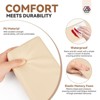 Saviland Pro Nail Tech Arm Support: Solid Wood Base w/ Leather Pad & Memory Foam - Salon Ergonomics System.(Beige) - 4 of 4