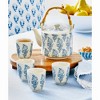 TAG Cottage Blue Floral Stoneware Teapot, 39 oz - 2 of 3