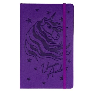 Inkology, LLC Unicorn Academy 80-Page Vegan Leather Notebook | 5 x 8 Inches - 1 of 4